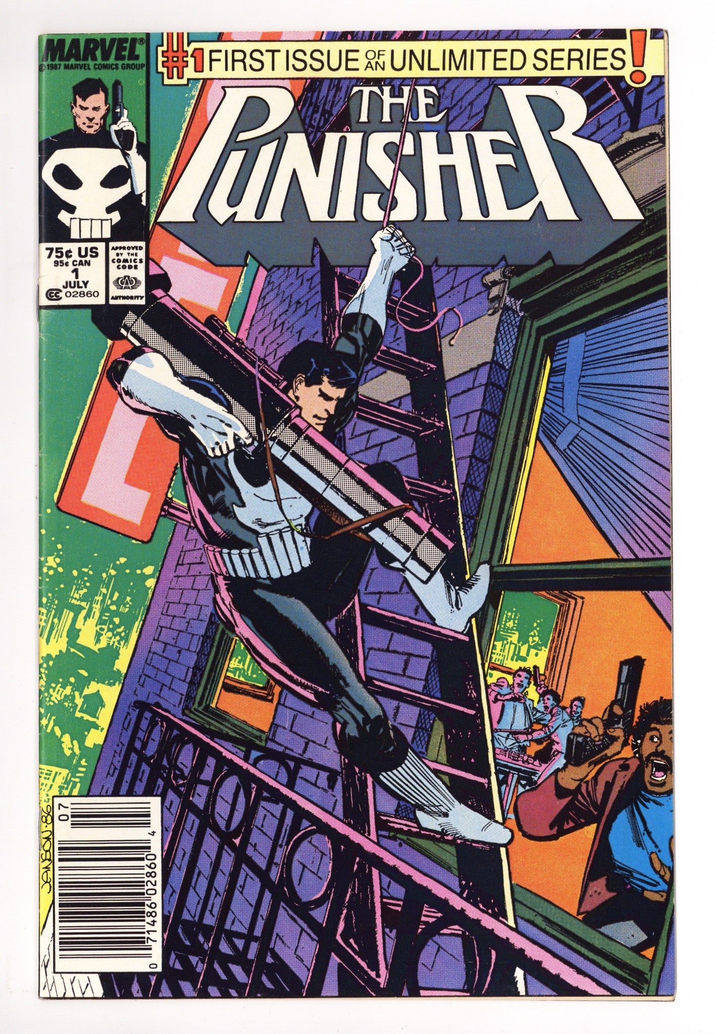 The Punisher Vol 2 1  FN+ (6.5)   (1987)     Newsstand  