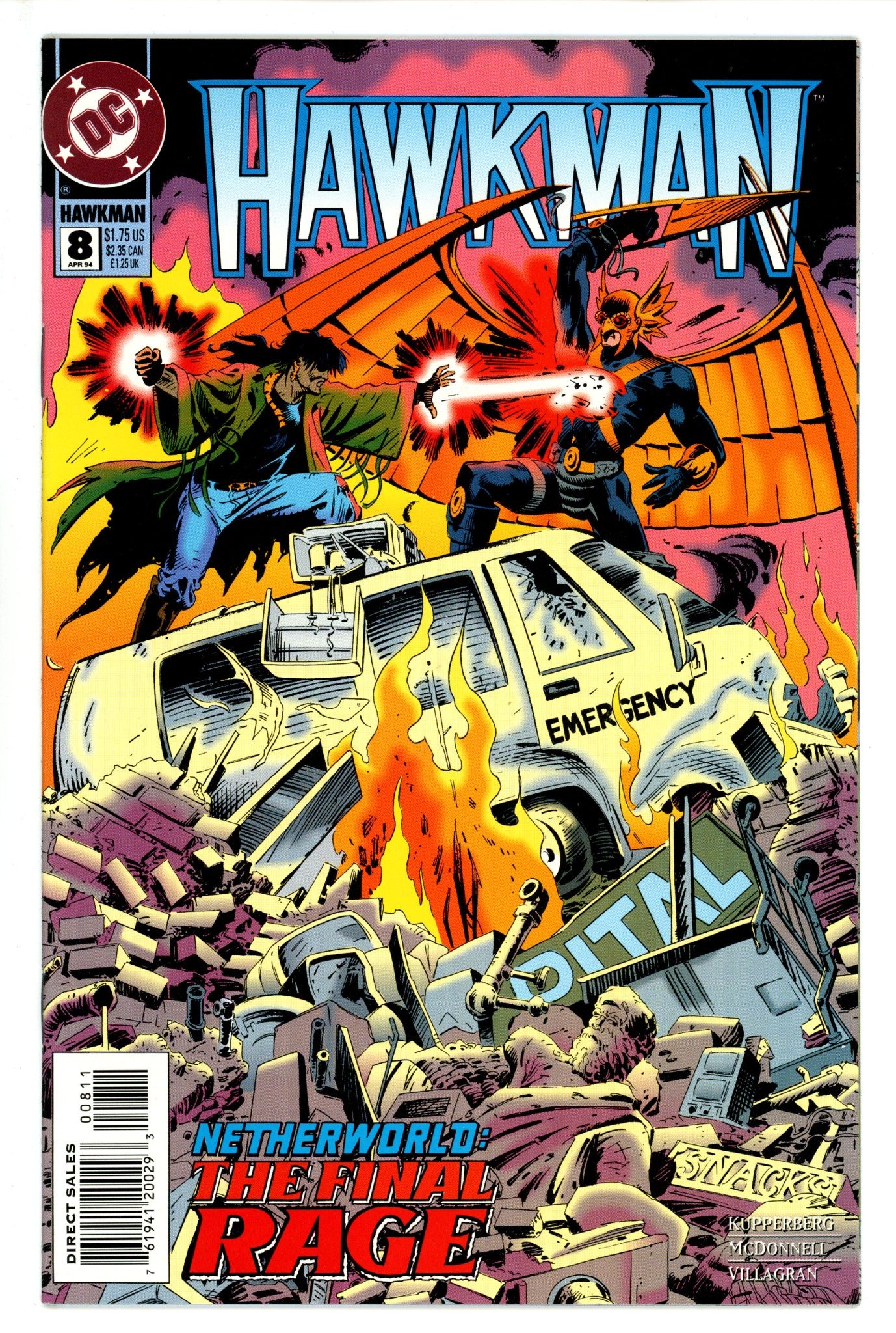 Hawkman Vol 3 8 (1994)
