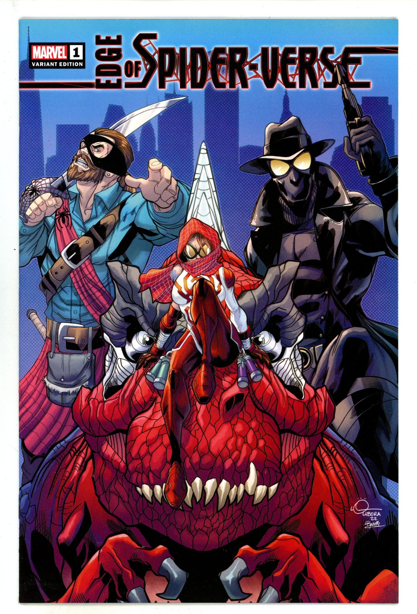 Edge of Spider-Verse Vol 2 1 High Grade (2022) Lubera Walmart Exclusive Variant 