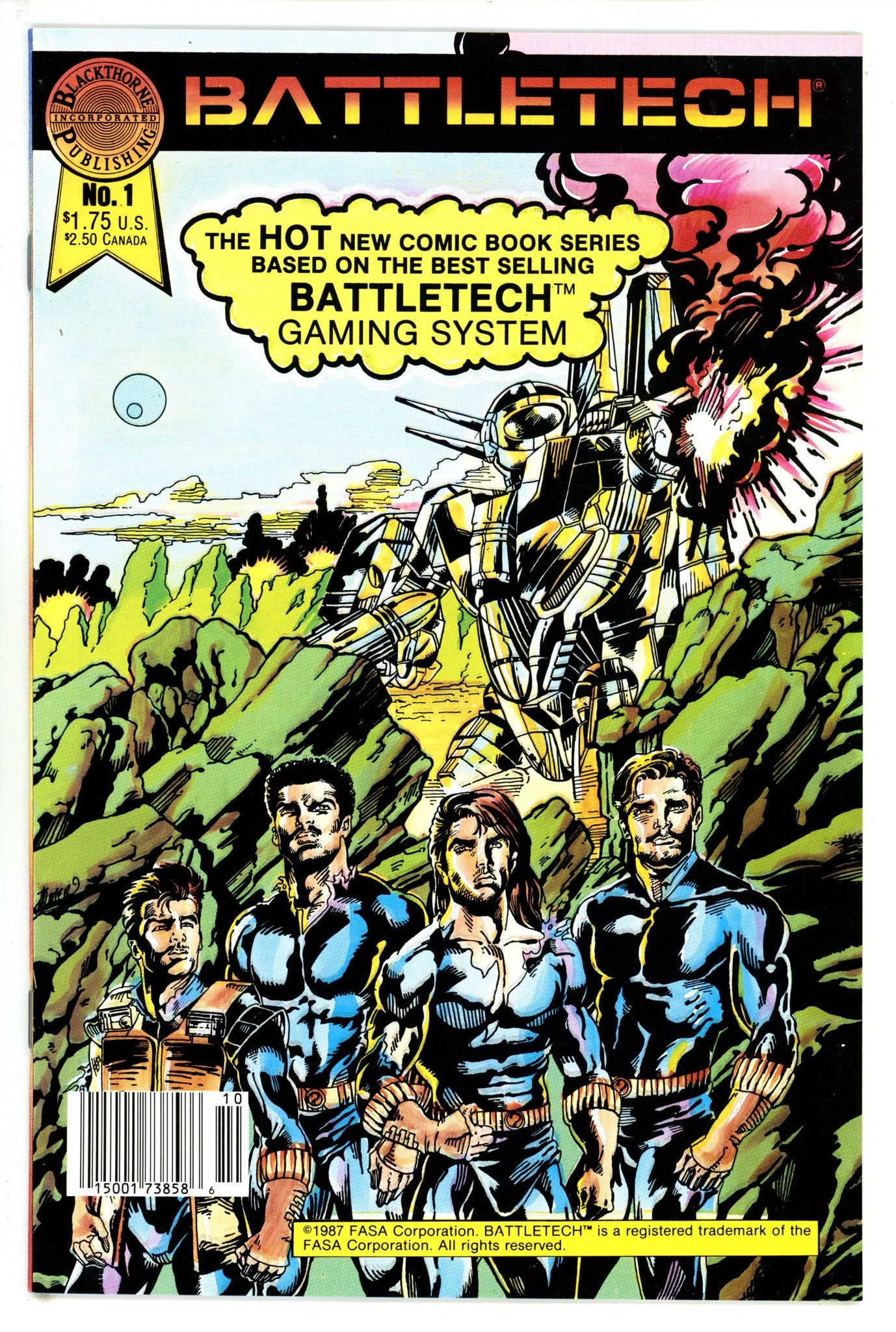 Battletech 1 VF+ (1987)