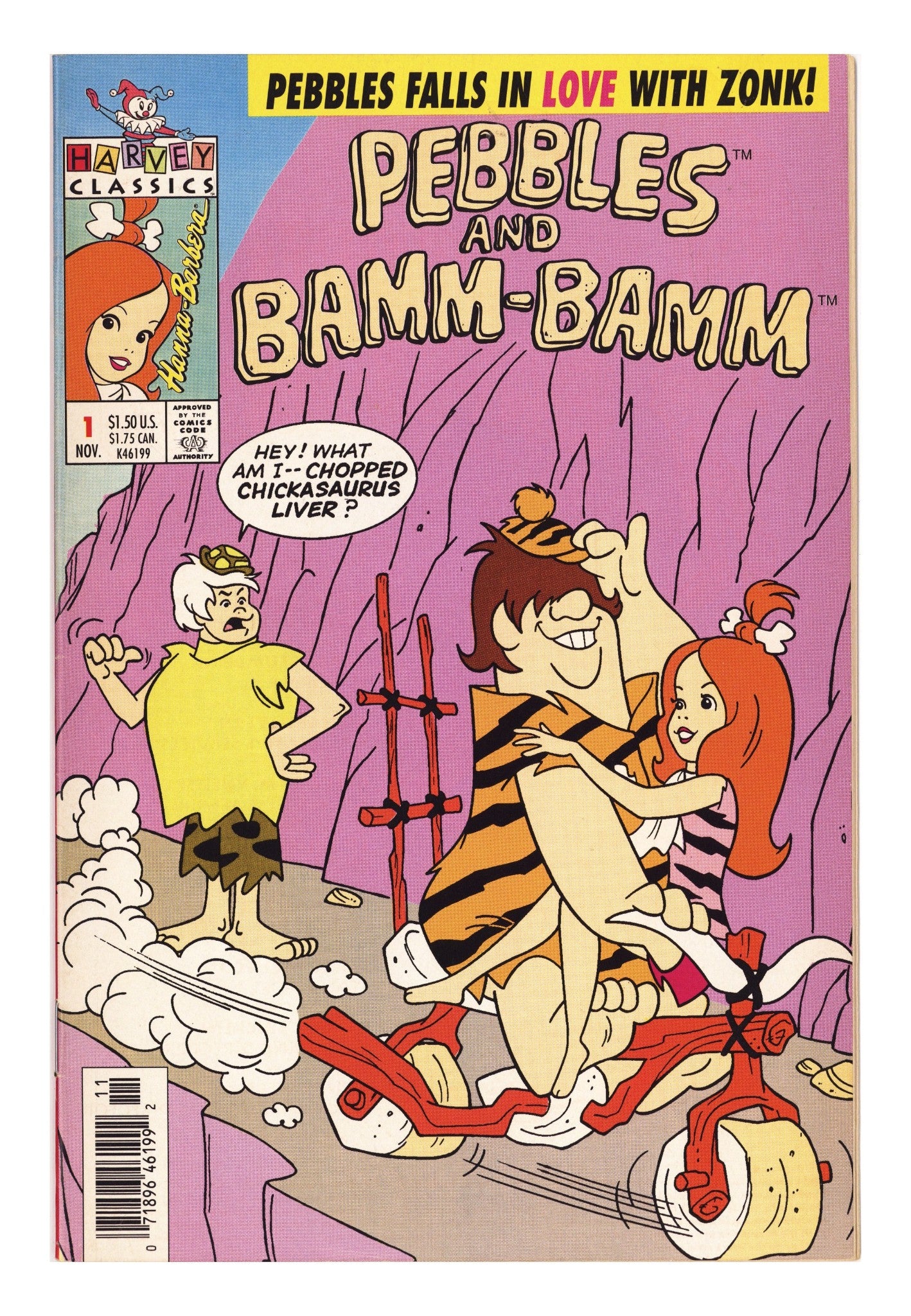 Pebbles & Bamm Bamm 1 Mid Grade (1993) Newsstand 
