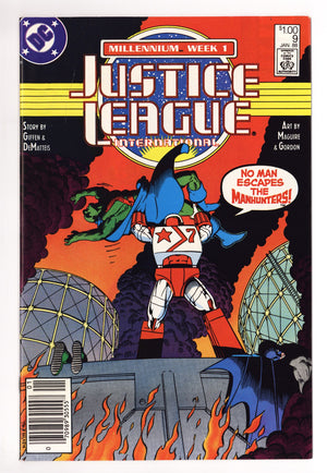 Justice League International 9 VF/NM (9.0) (1988) Canadian Price Variant