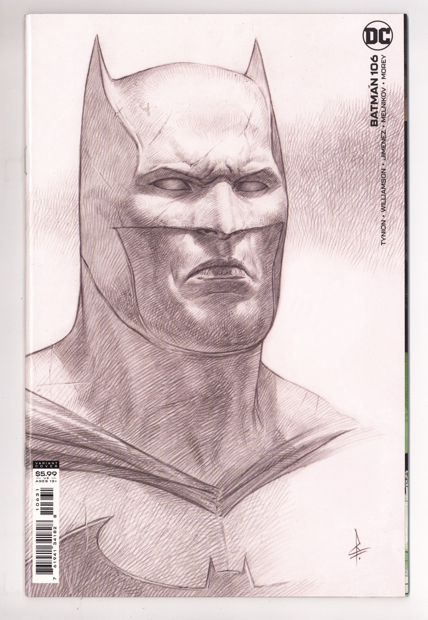 Batman Vol 3 106 High Grade (2021) Federici Sketch Incentive Variant 