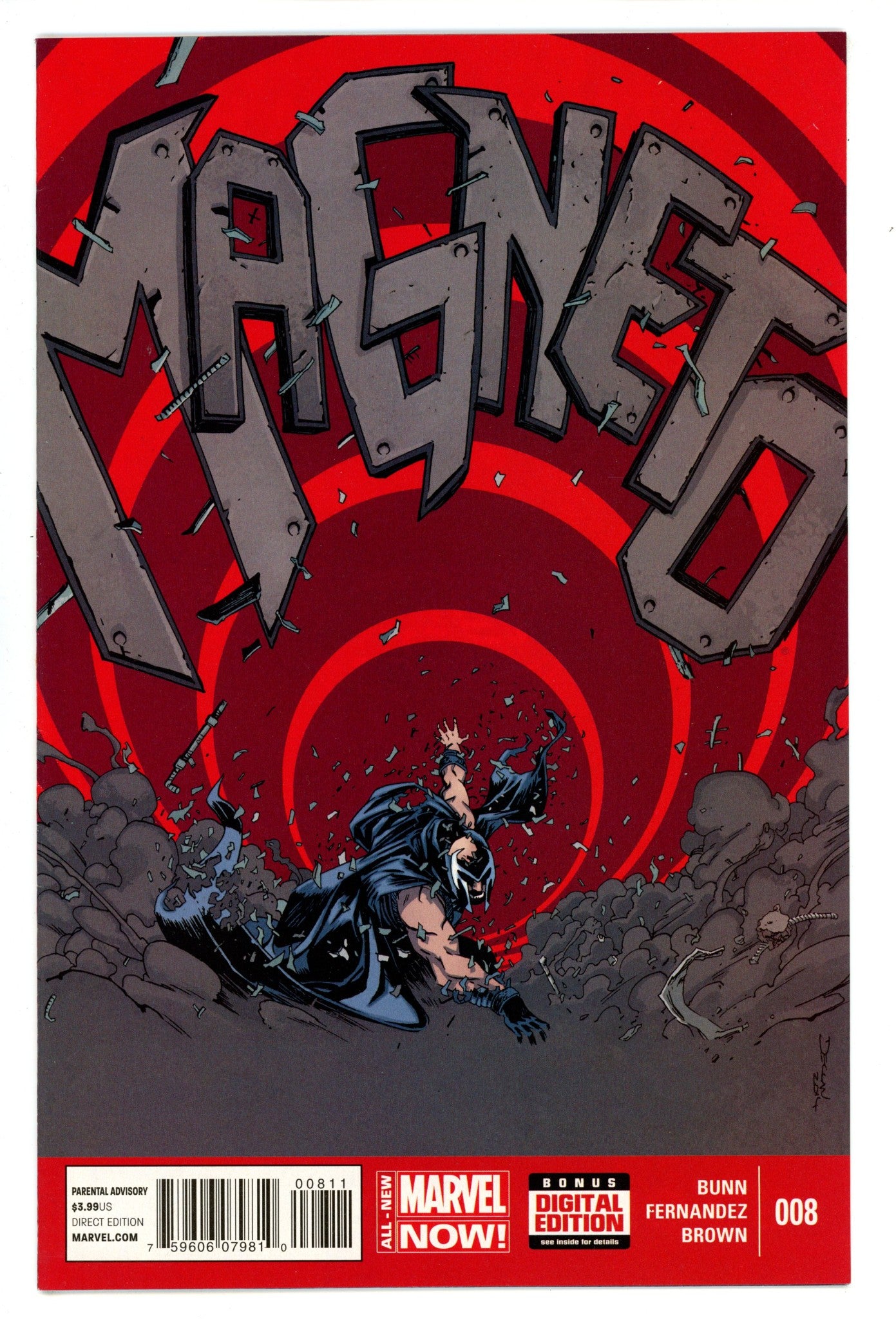 Magneto Vol 3 8 High Grade (2014) 