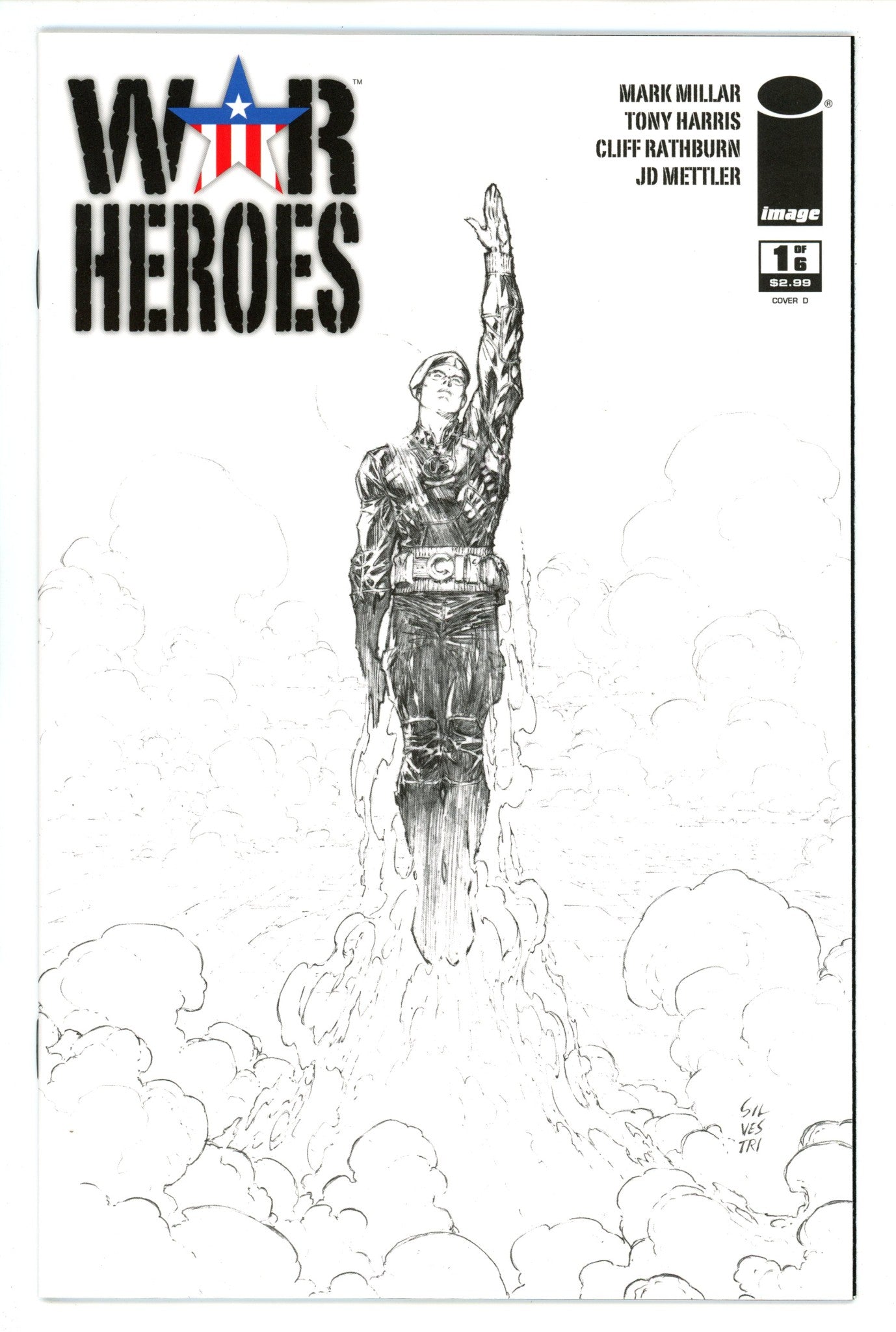War Heroes 1 High Grade (2008) Silvestri Sketch Variant 