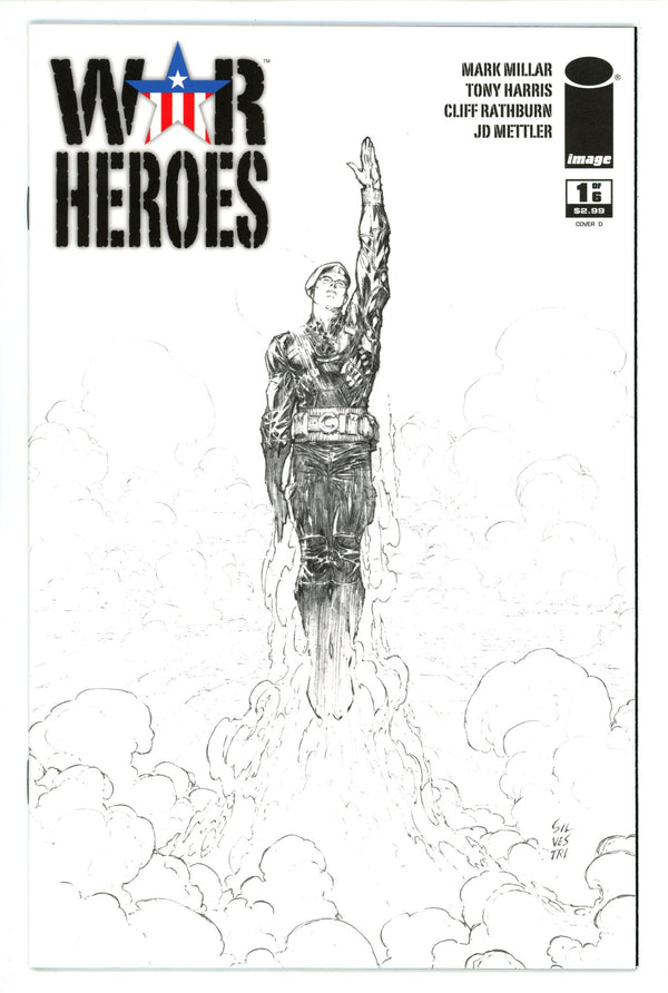War Heroes 1 High Grade (2008) Silvestri Sketch Variant