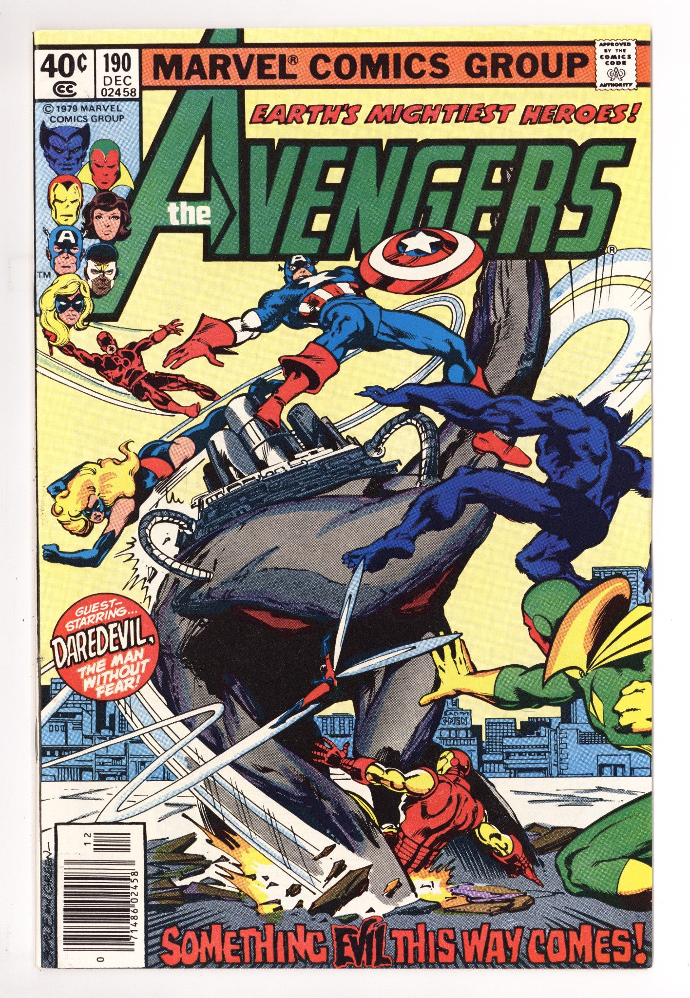 The Avengers Vol 1 190 VF/NM (9.0) (1979) Newsstand 