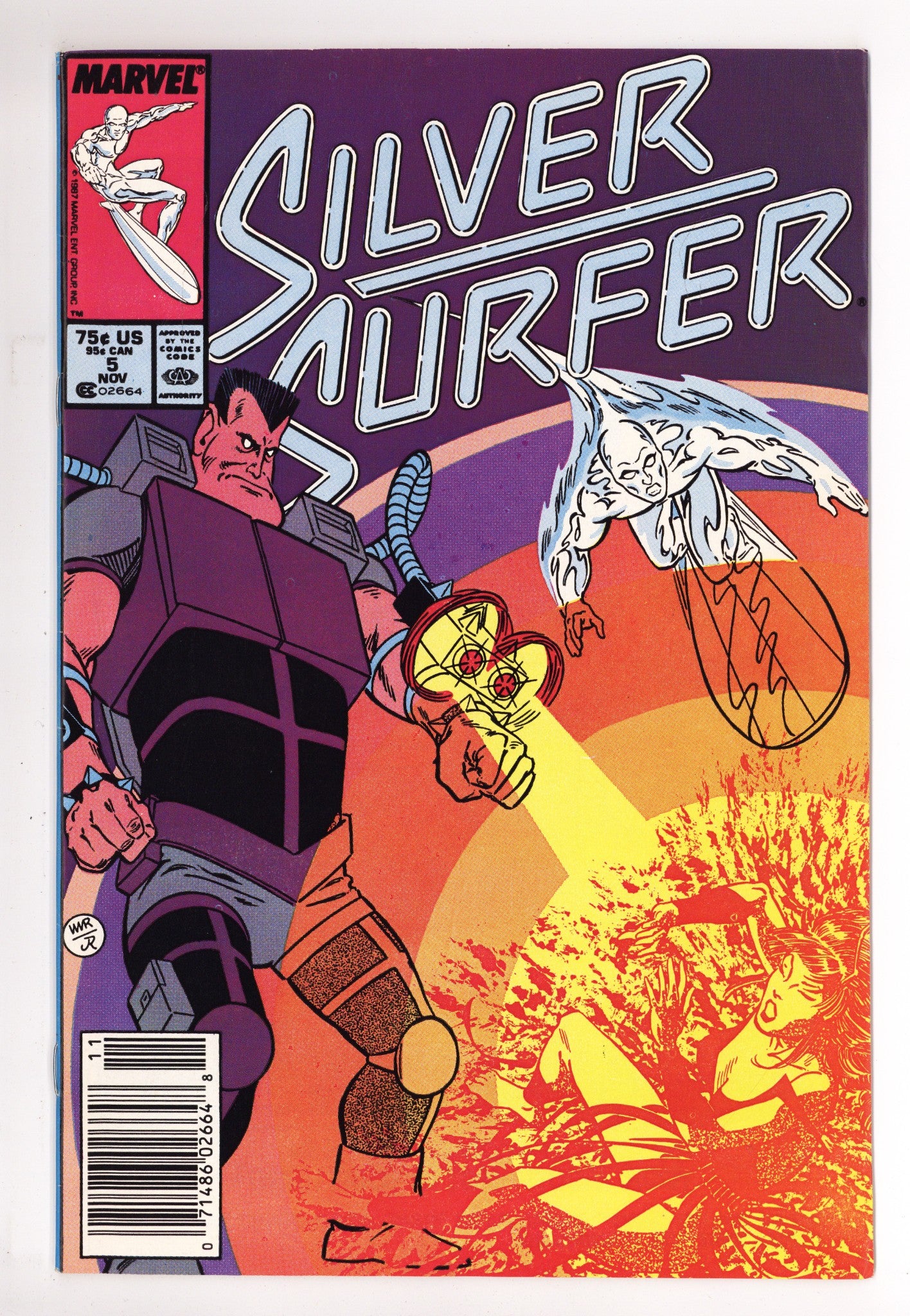 Silver Surfer Vol 3 5 Mid Grade (1987) Newsstand 