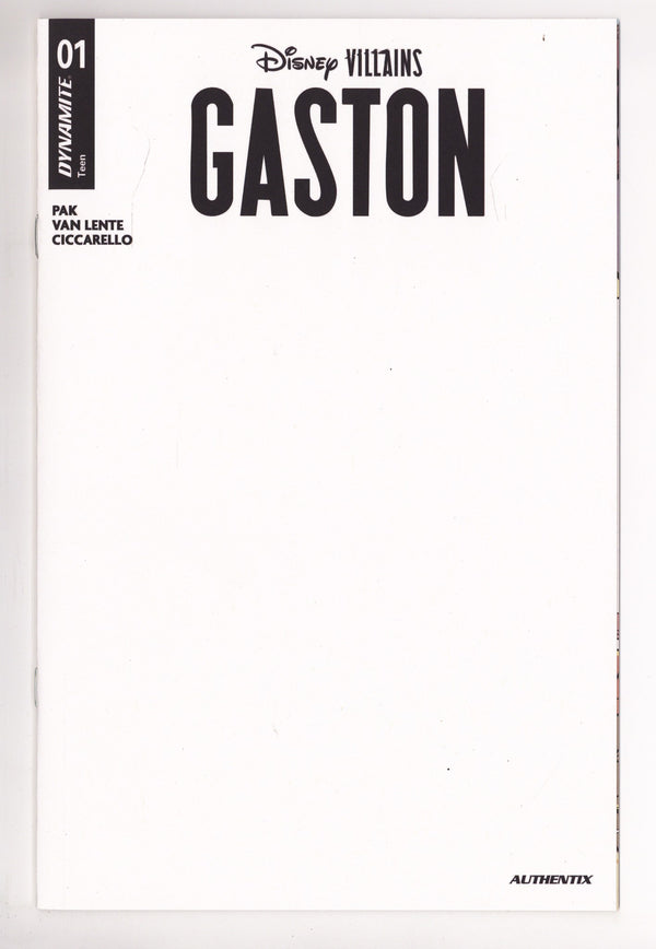 Disney Villains Gaston 1 Blank Variant (2026)