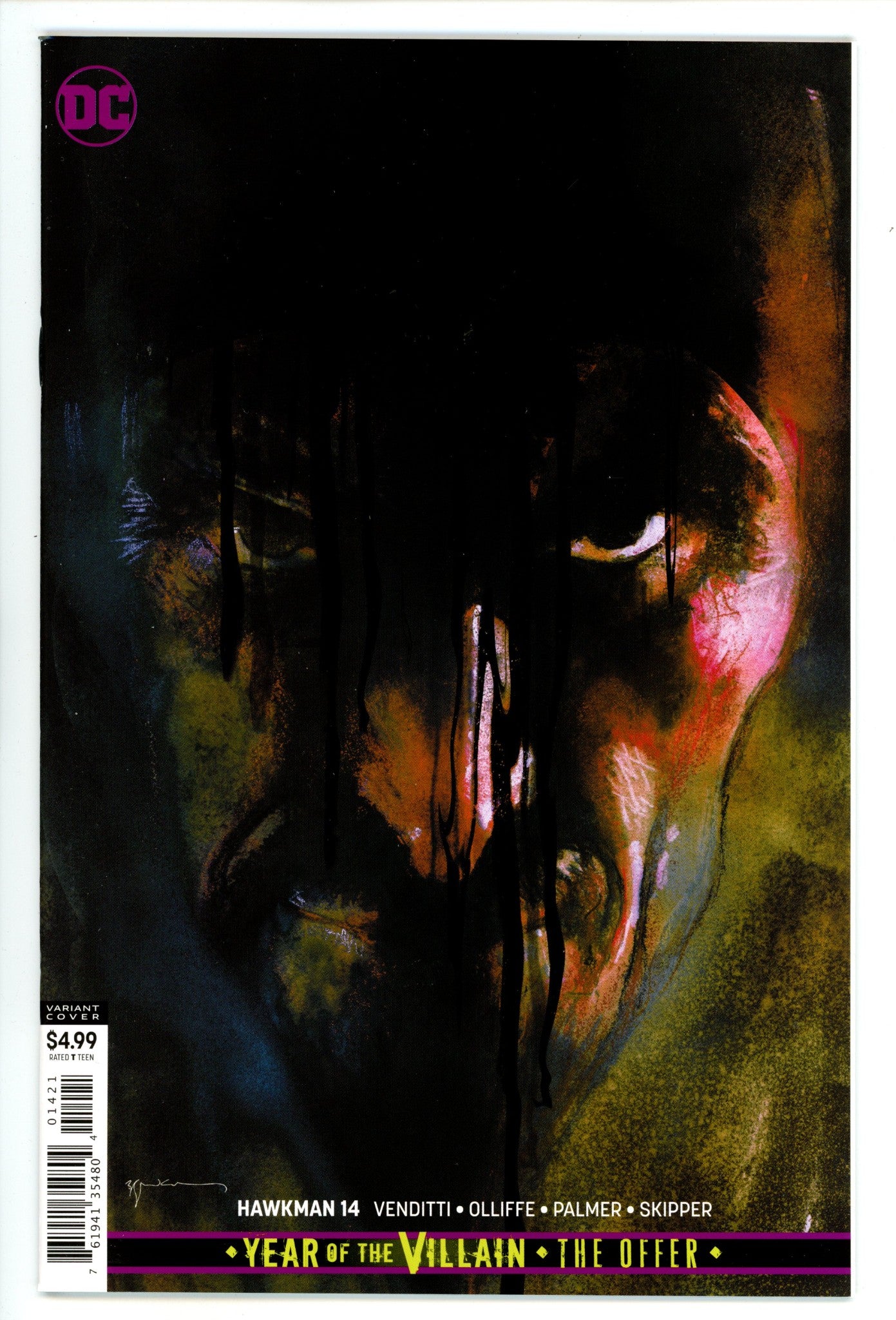 Hawkman Vol 5 14 High Grade (2019) Sienkiewicz Variant 