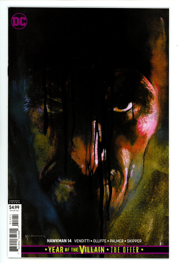 Hawkman Vol 5 14 High Grade (2019) Sienkiewicz Variant