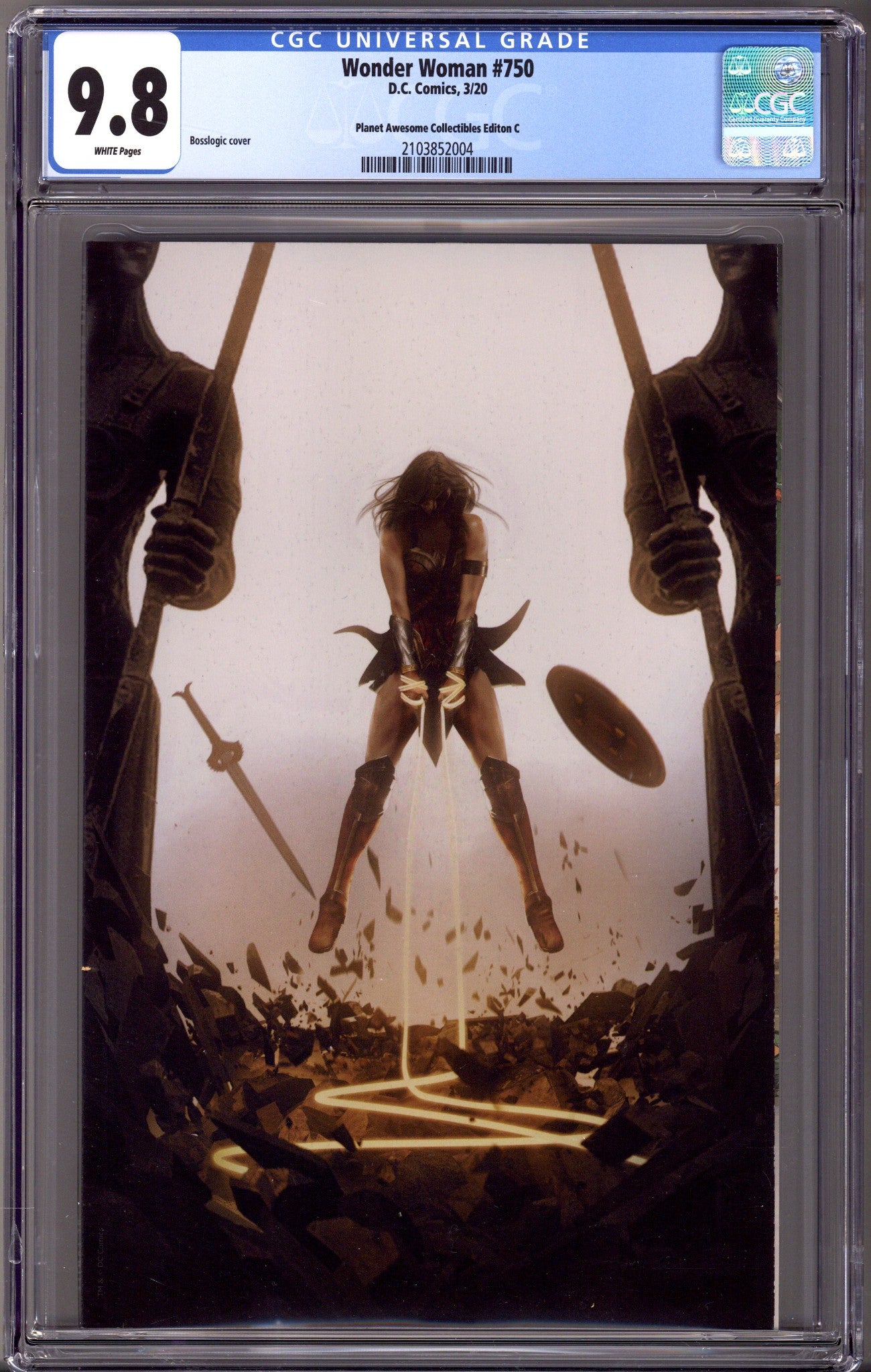 Wonder Woman Vol 5 750 CGC 9.8 (NM/M) (2020) Bosslogic Virgin Exclusive Variant 