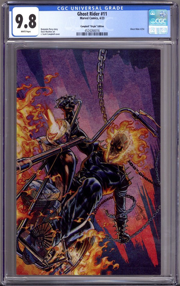 Ghost Rider Vol 9 11 (254) CGC 9.8 (NM/M) (2023) Campbell Virgin Incentive Variant