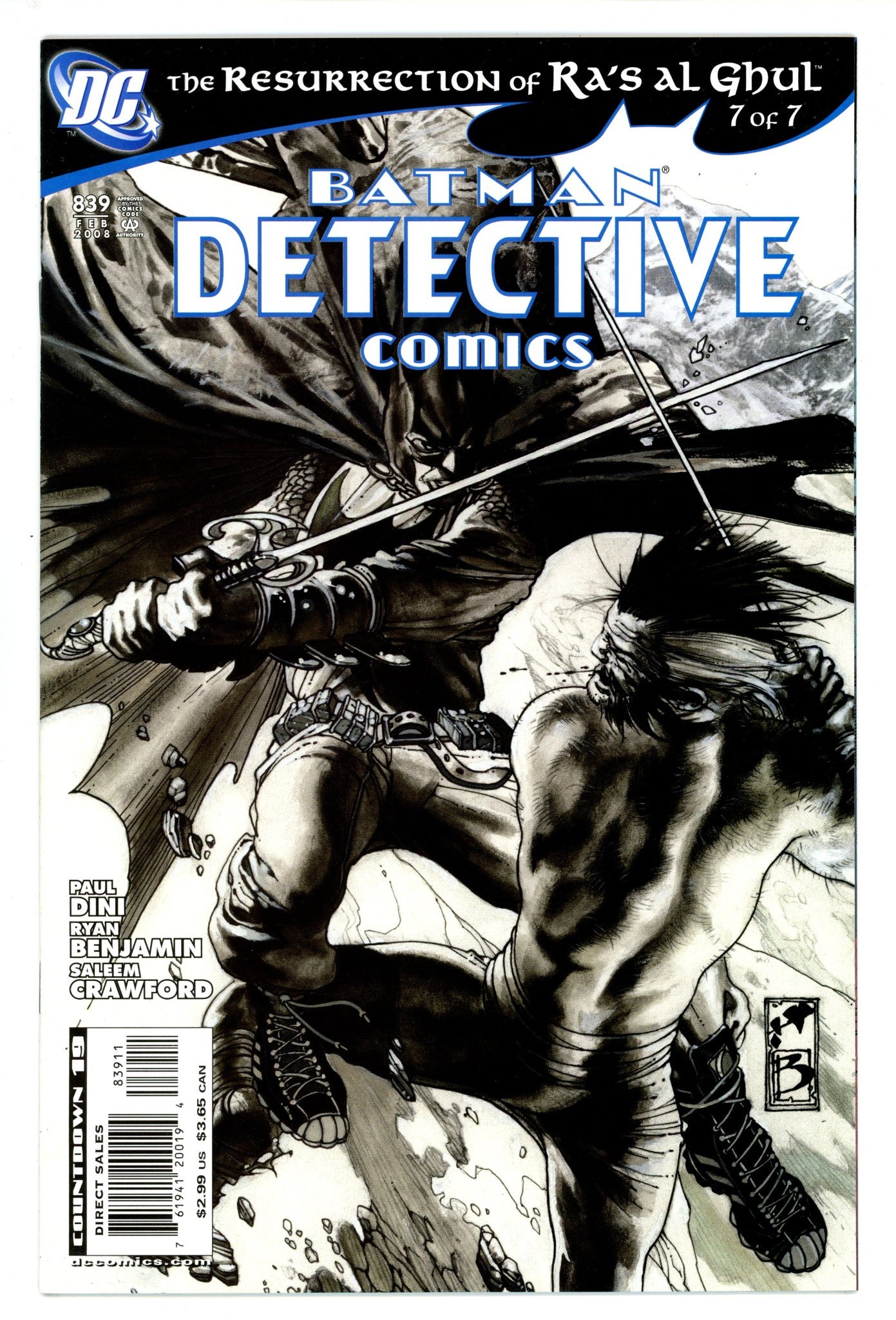 Detective Comics Vol 1 839 High Grade (2008) 