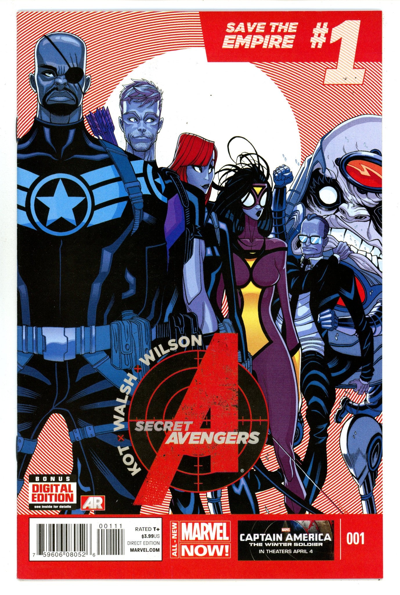 Secret Avengers Vol 3 1 High Grade (2014) 