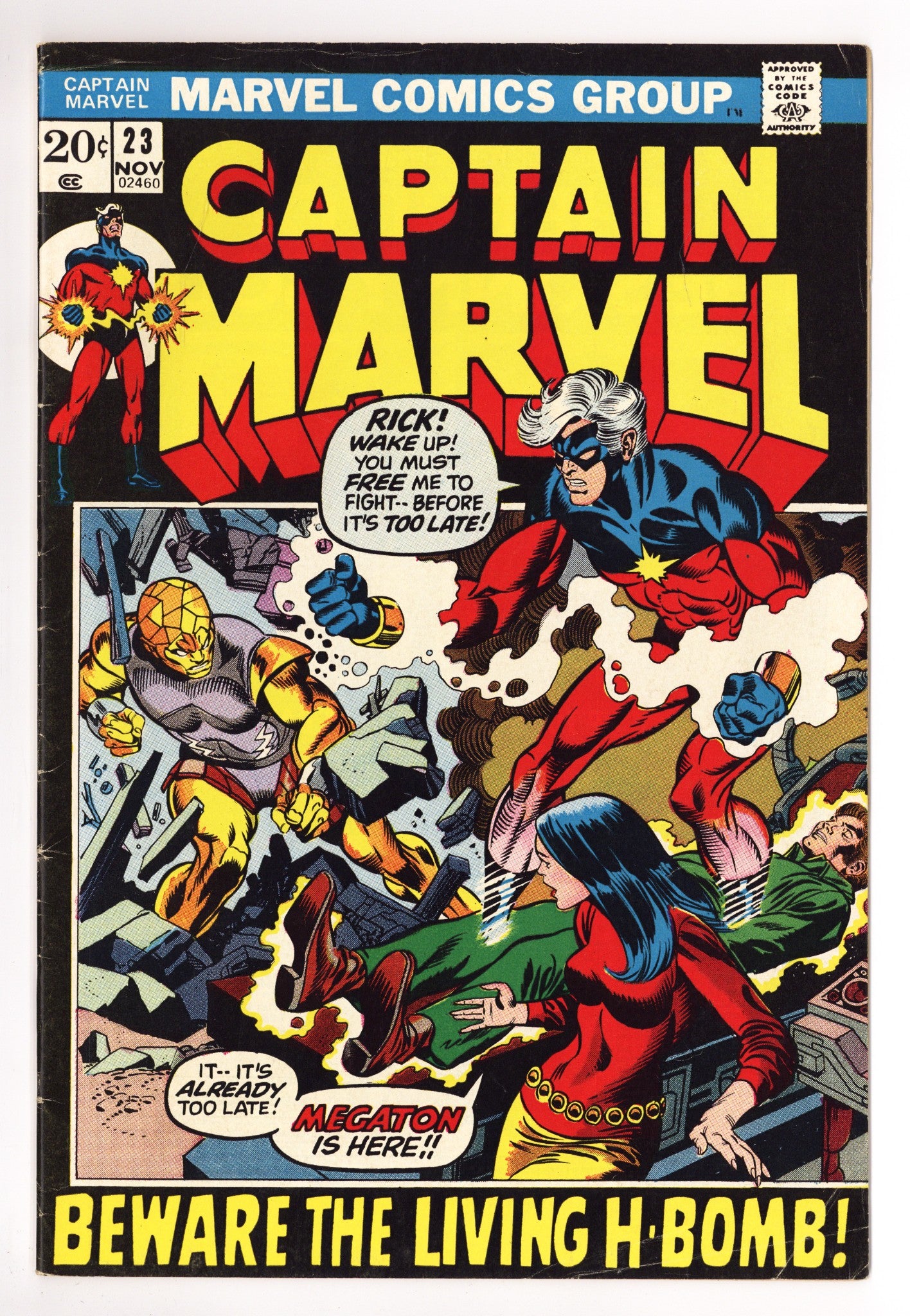 Captain Marvel Vol 1 23 VG+ (4.5) (1972) 