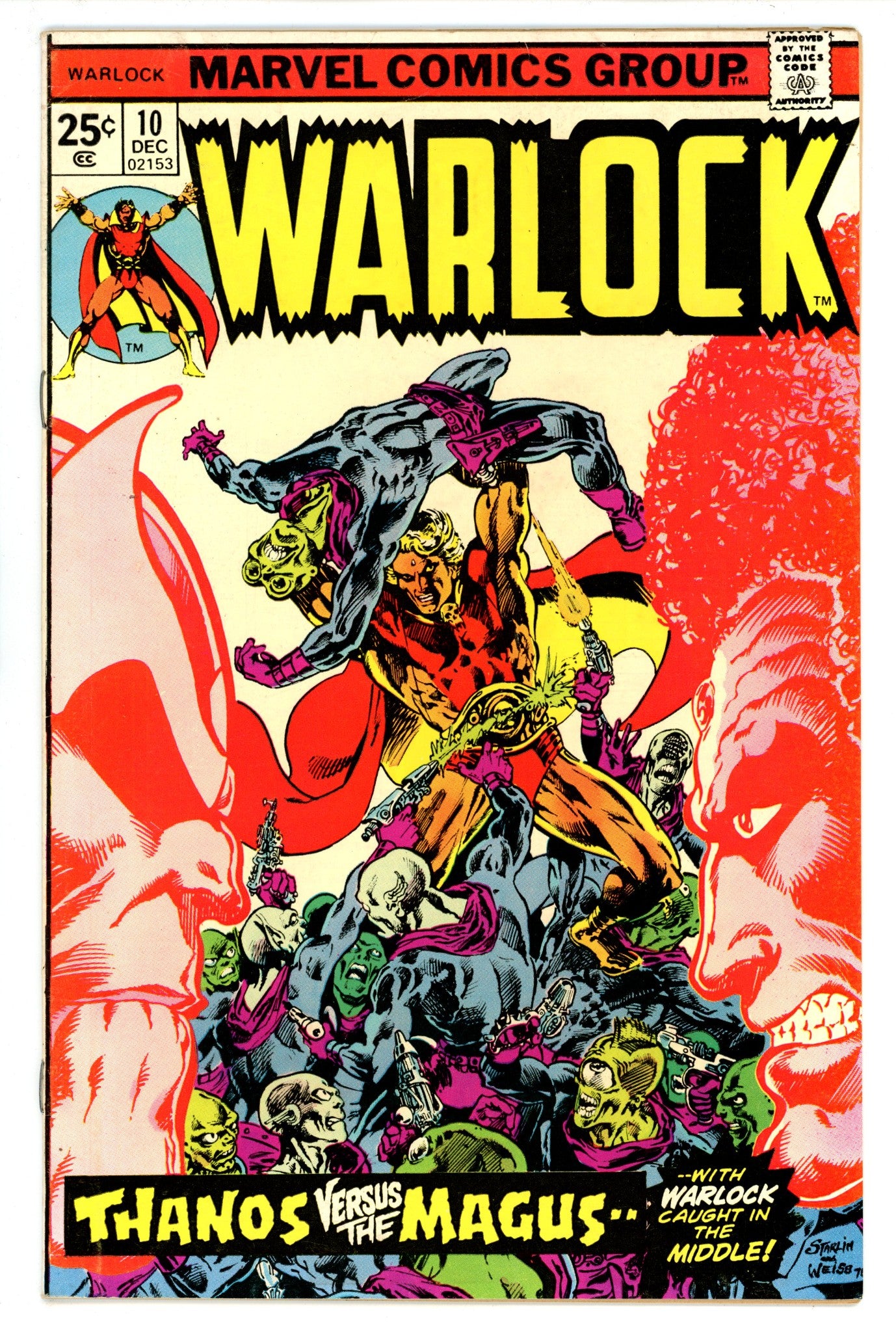 Warlock Vol 1 10 FN (6.0) (1975) 