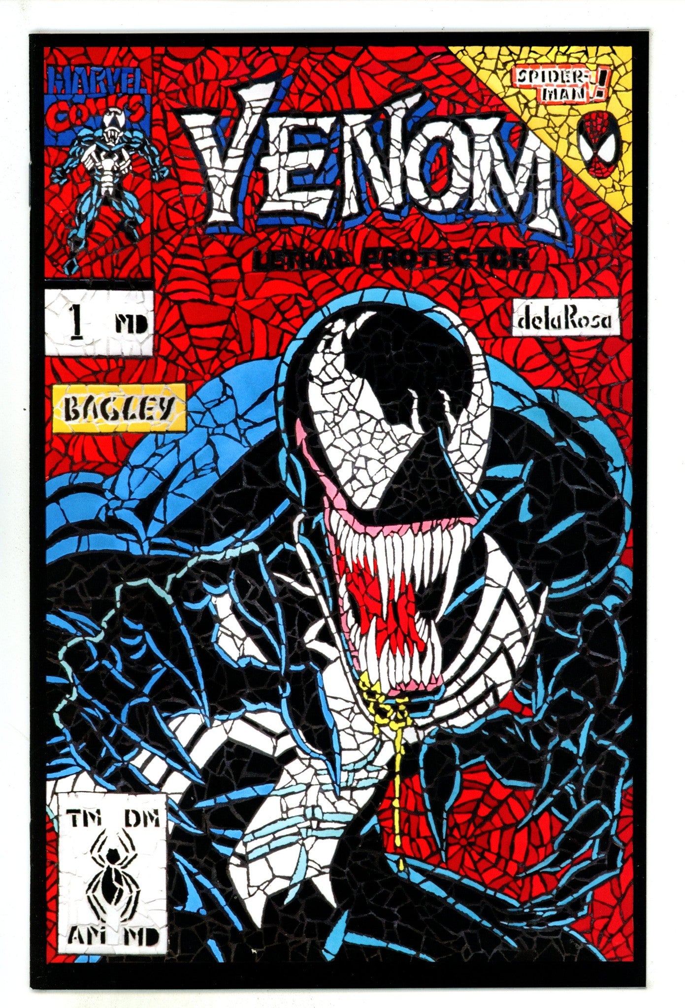 Venom: First Host 1 NM (9.4) (2018) Masi Shattered Exclusive Variant 