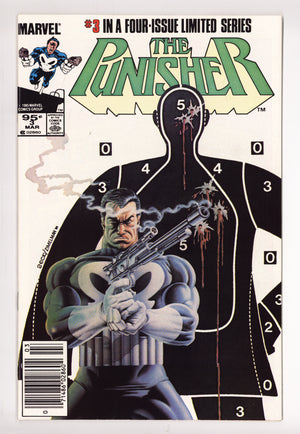 The Punisher Vol 1 3 VF+ (8.5) (1986) Canadian Price Variant