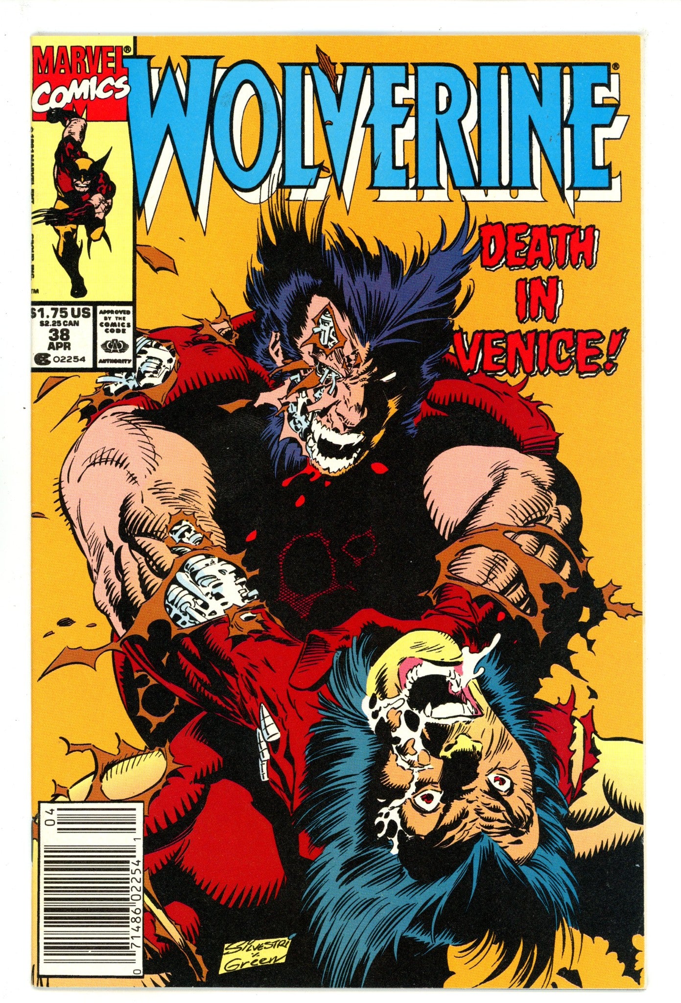 Wolverine Vol 2 38 High Grade (1991) Newsstand 