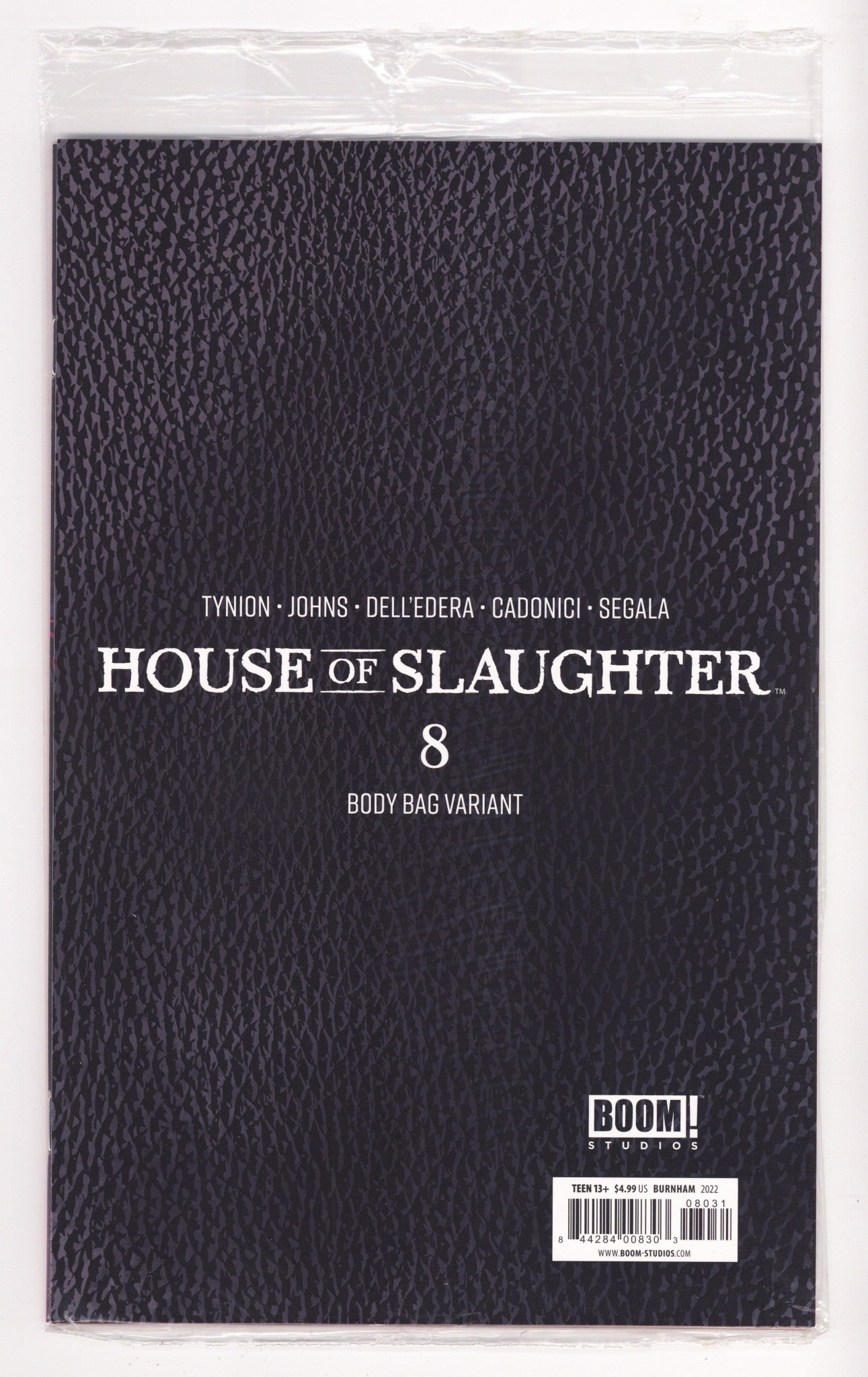 House of Slaughter 8 High Grade (2022) Bodybag Variant 