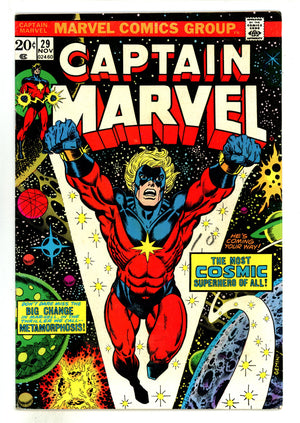 Captain Marvel Vol 1 29 FN (6.0) (1973) 