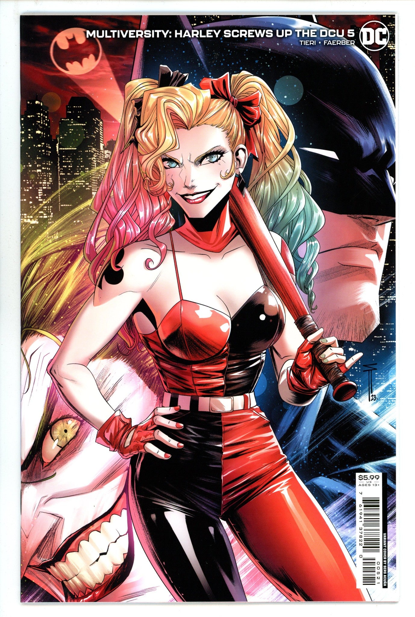 Multiversity: Harley Screws Up the DCU 5 High Grade (2023) AcuÃ±a Variant 