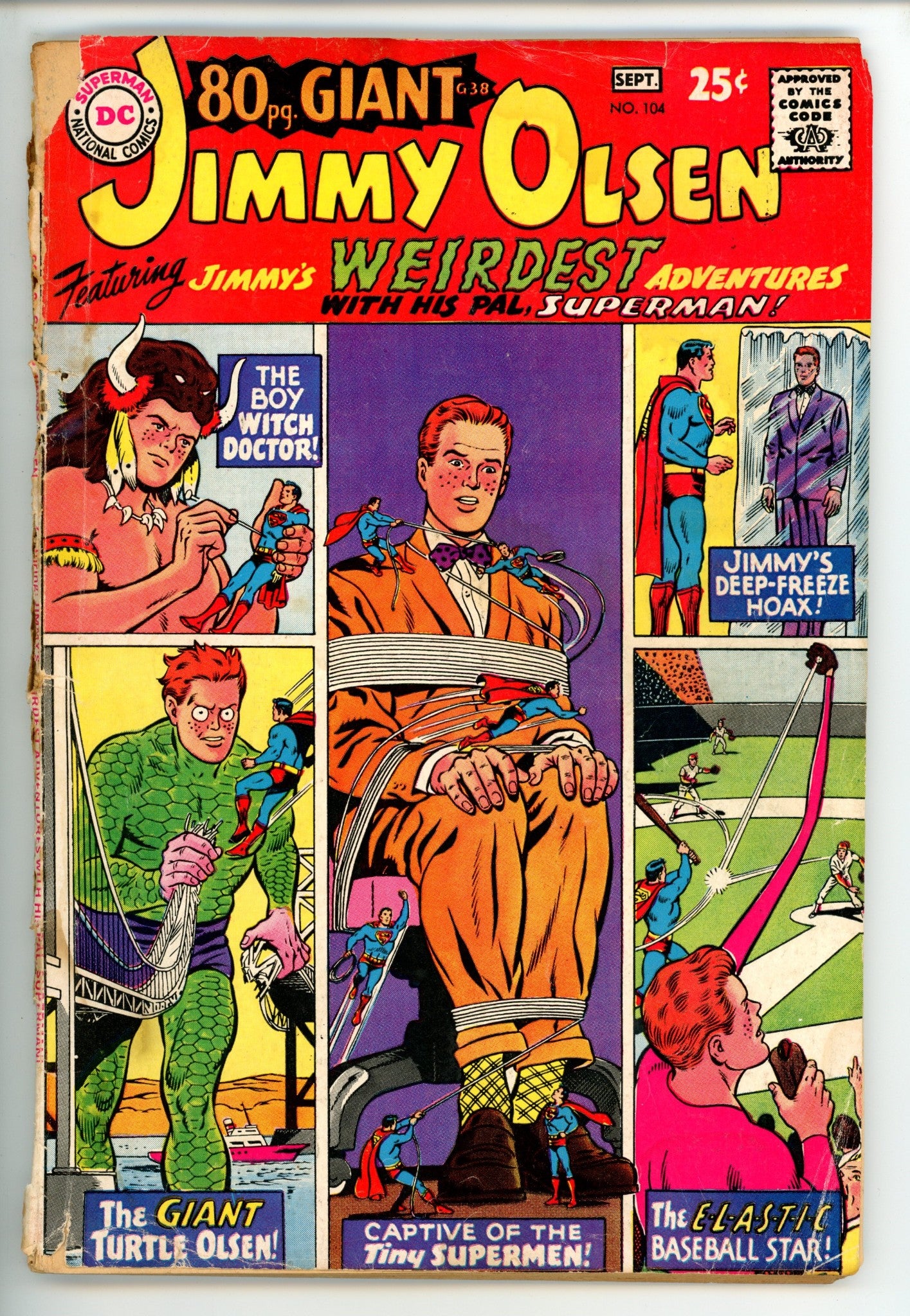 Superman's Pal, Jimmy Olsen 104 Cover Detached PR (1967)