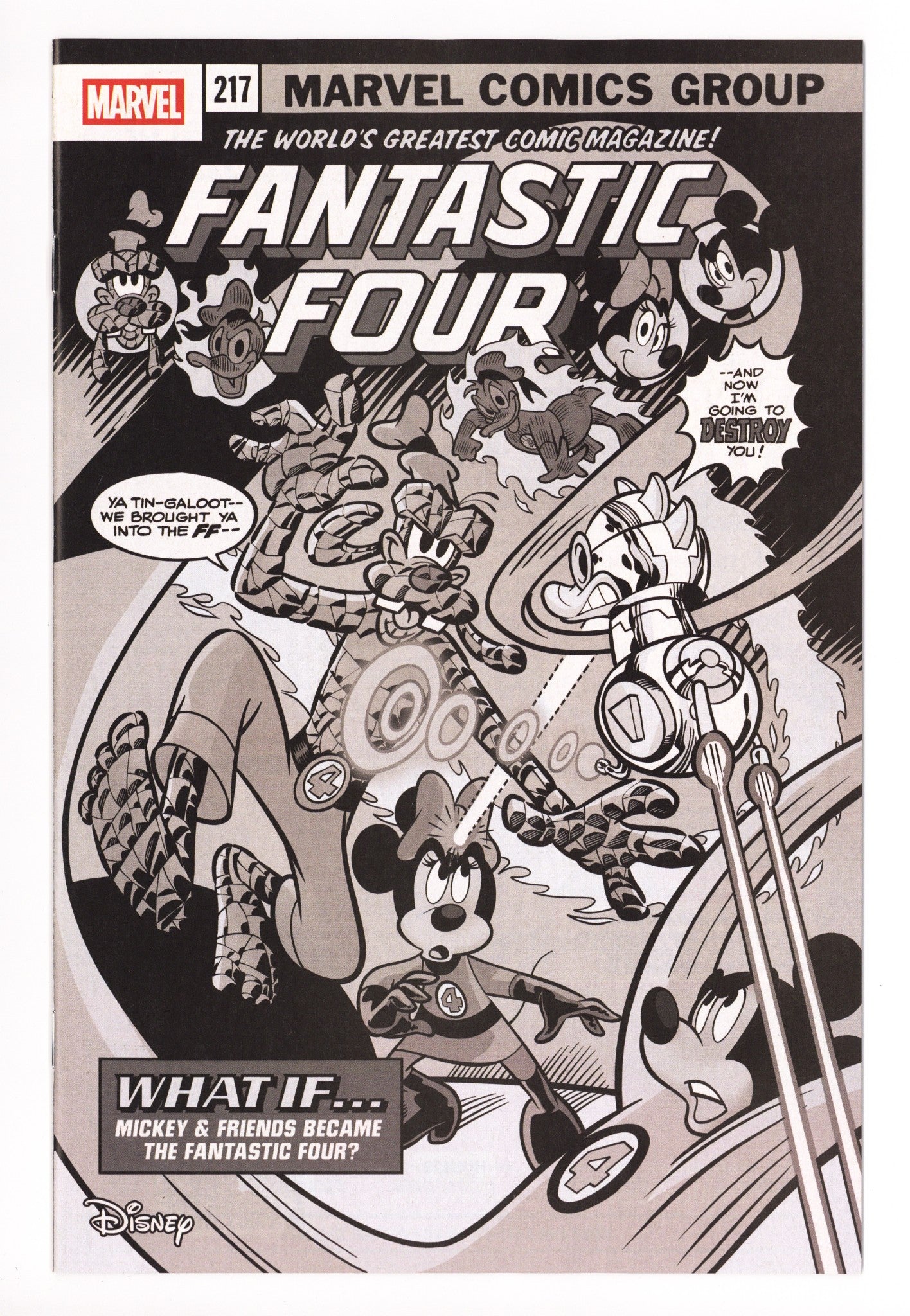 Fantastic Four Vol 8 5 Palazzi B&W Homage Incentive NM- (2025)