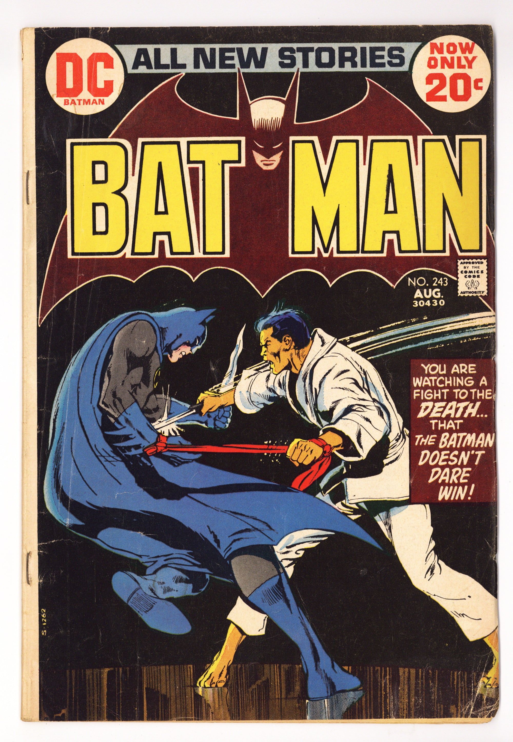 Batman Vol 1 243  GD/VG (3.0)   (1972)        