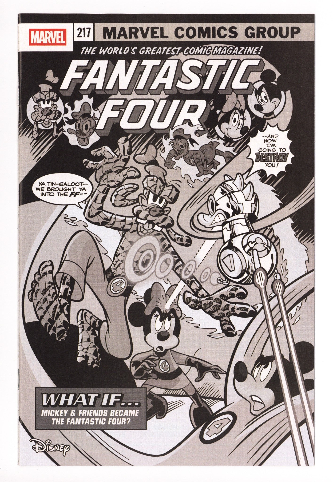 Fantastic Four Vol 8 5 Palazzi B&W Homage Incentive NM (2025)
