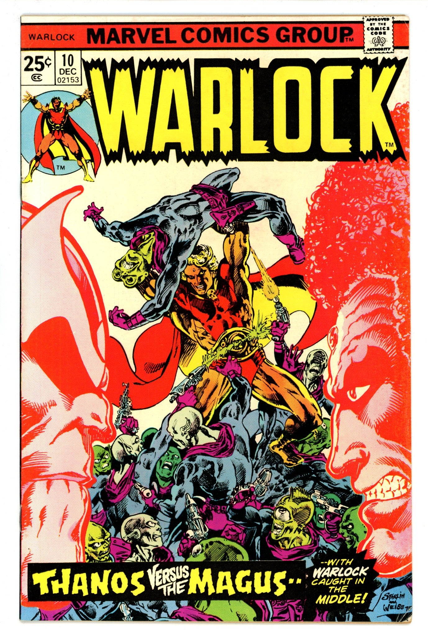 Warlock Vol 1 10 FN+ (6.5) (1975) 