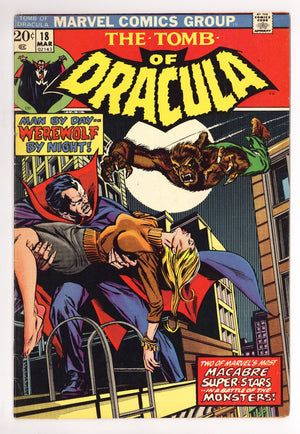 Tomb of Dracula Vol 1 18 FN (6.0) (1974)