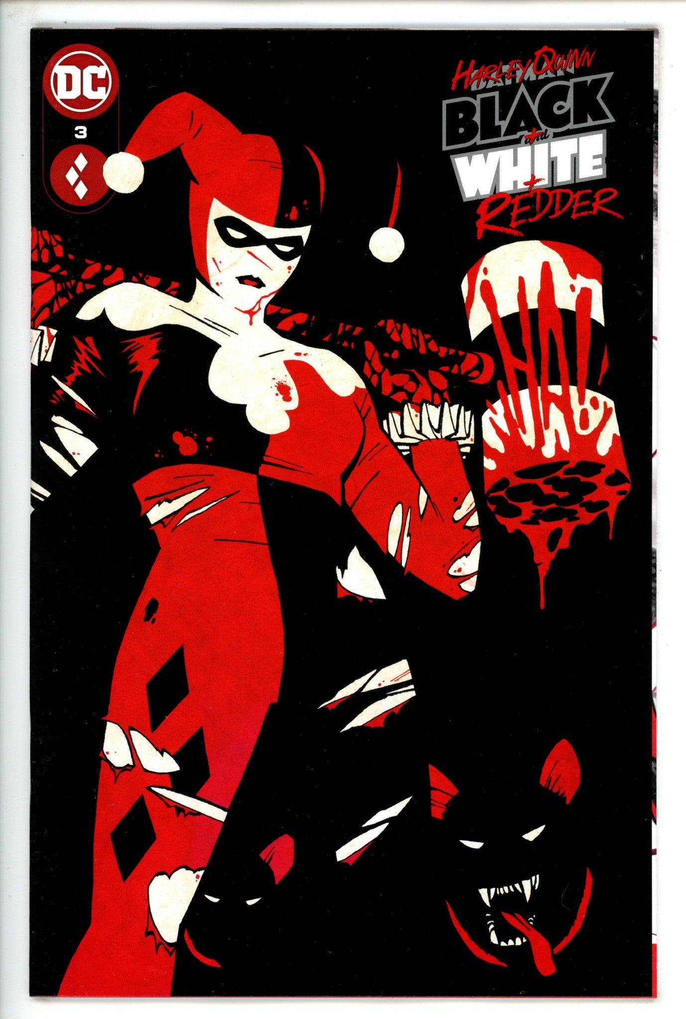 Harley Quinn Black White Redder 3 (2023)