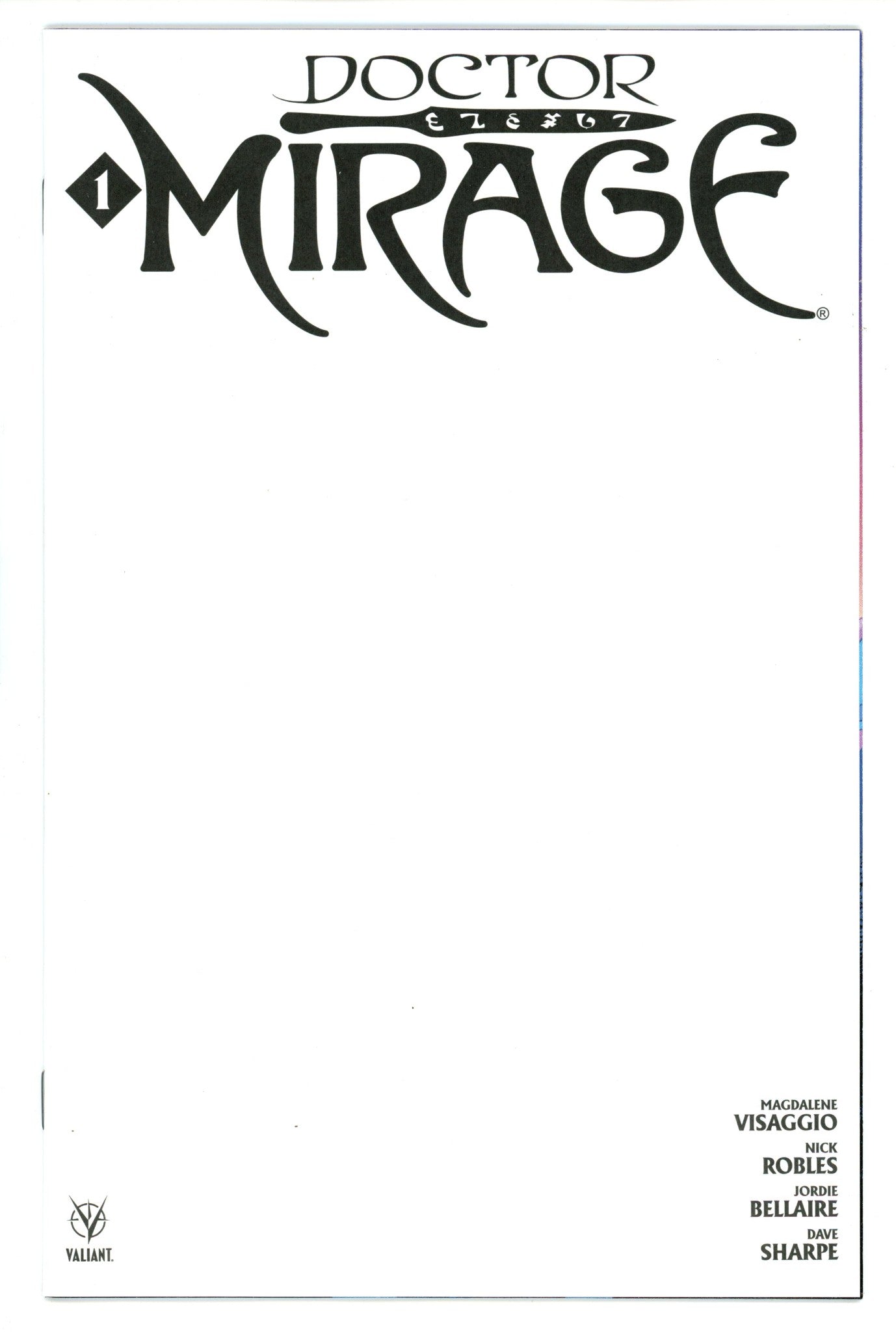 Doctor Mirage 1 High Grade (2019) Blank Variant 