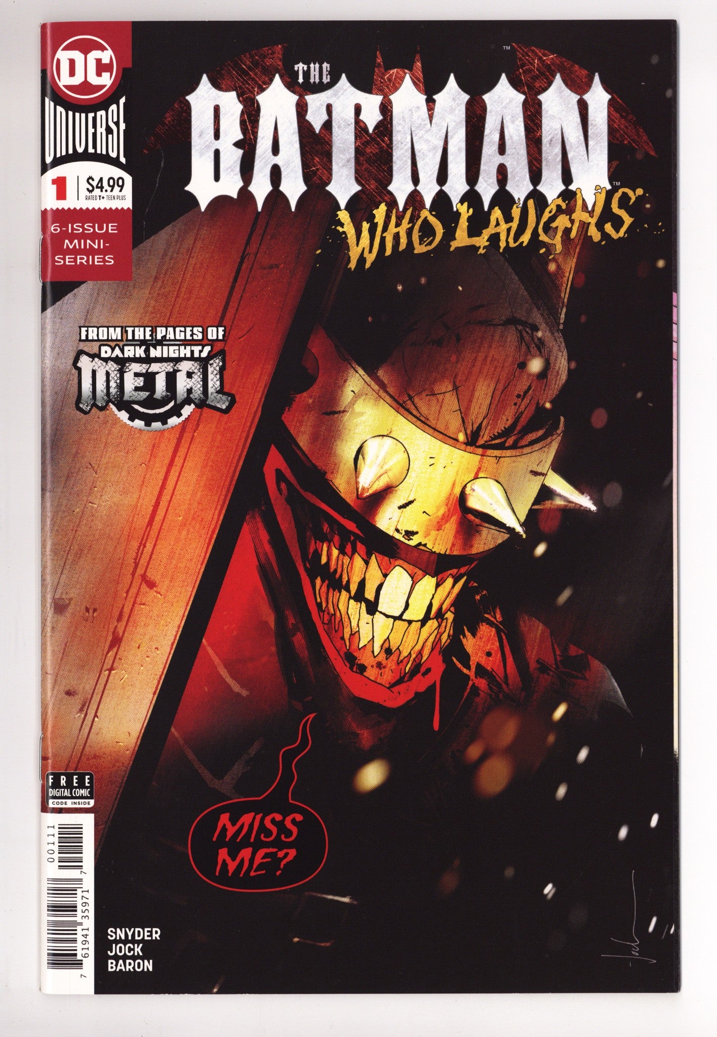 The Batman Who Laughs 1 High Grade (2019) 