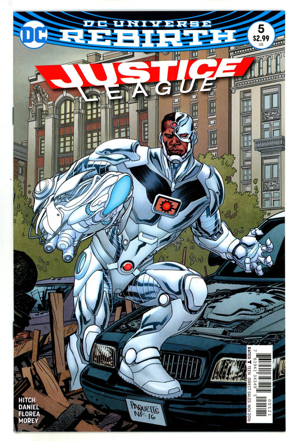 Justice League Vol 2 5 High Grade (2016) Paquette Variant