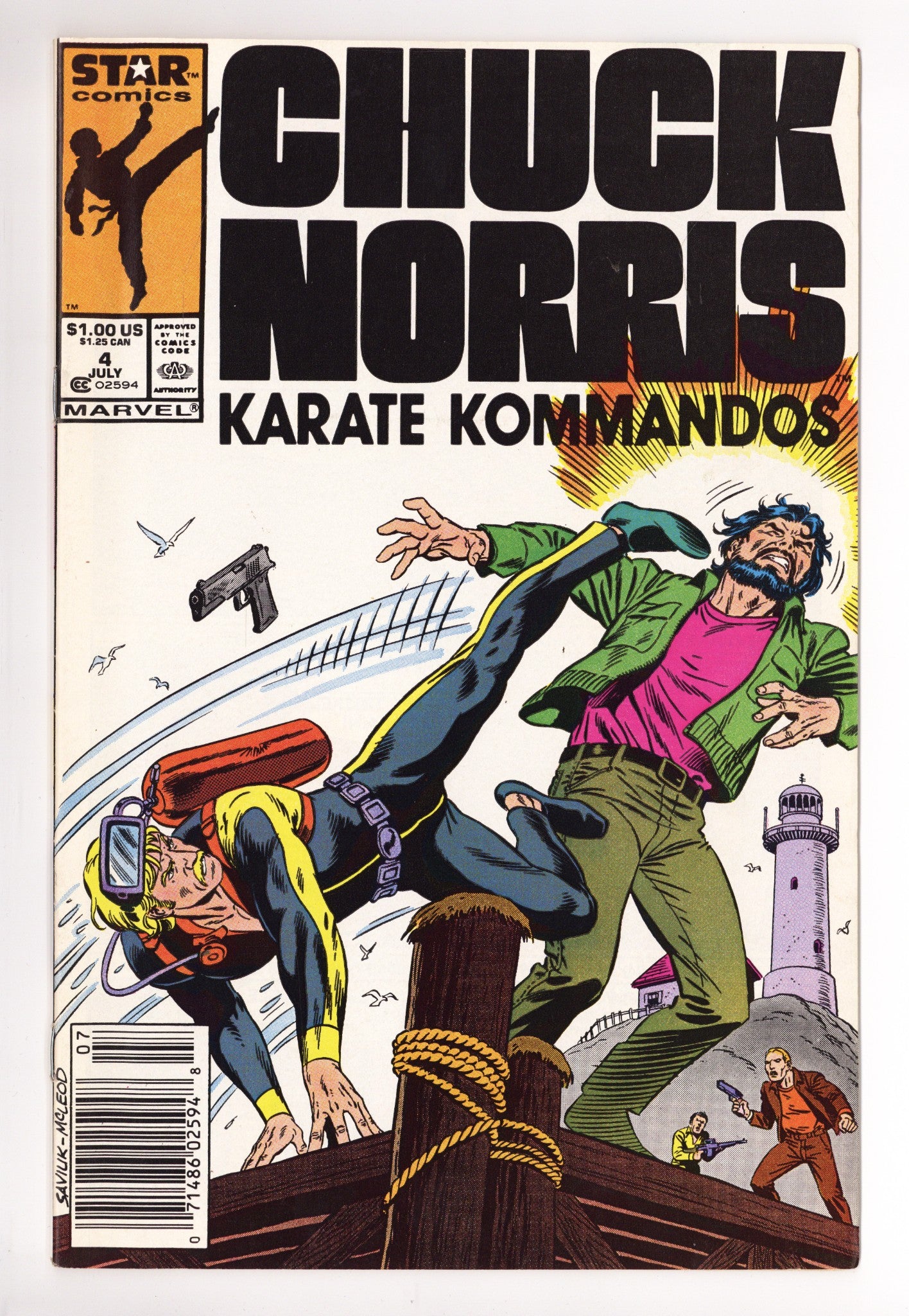 Chuck Norris 4 Low Grade (1987) Newsstand 