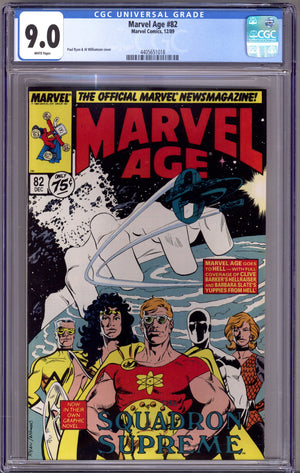 Marvel Age 82 CGC 9.0 (VF/NM) (1989)