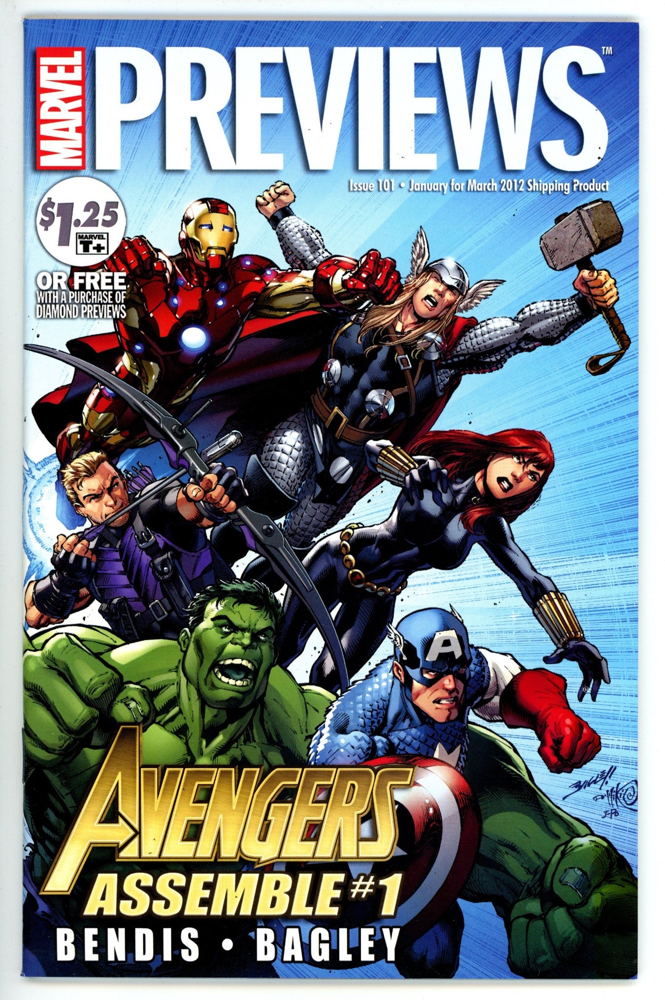 Marvel Previews Vol 1 101 High Grade (2012)