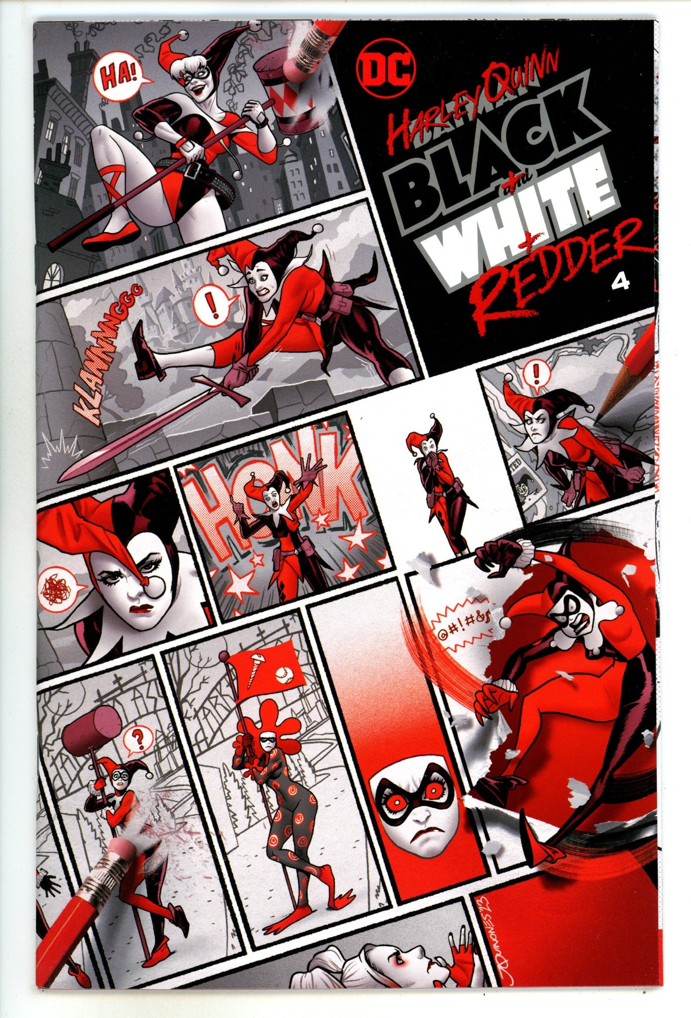 Harley Quinn: Black + White + Redder 4 High Grade (2023) 