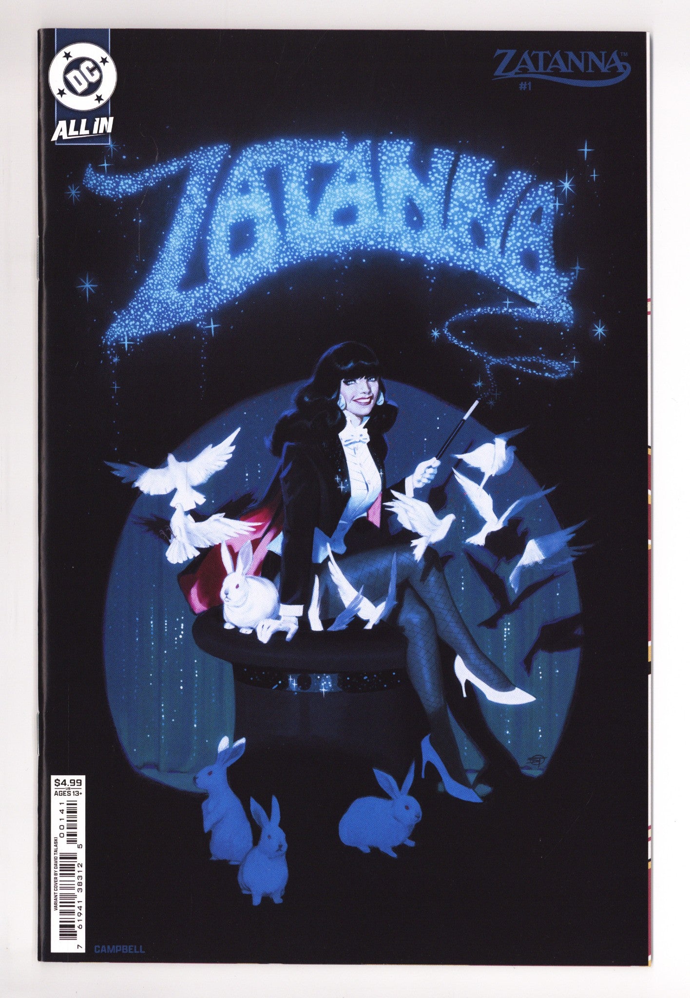 Zatanna Vol 3 1 High Grade (2025) Talaski Variant 