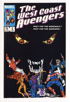West Coast Avengers Vol 2 5 High Grade (1986) 