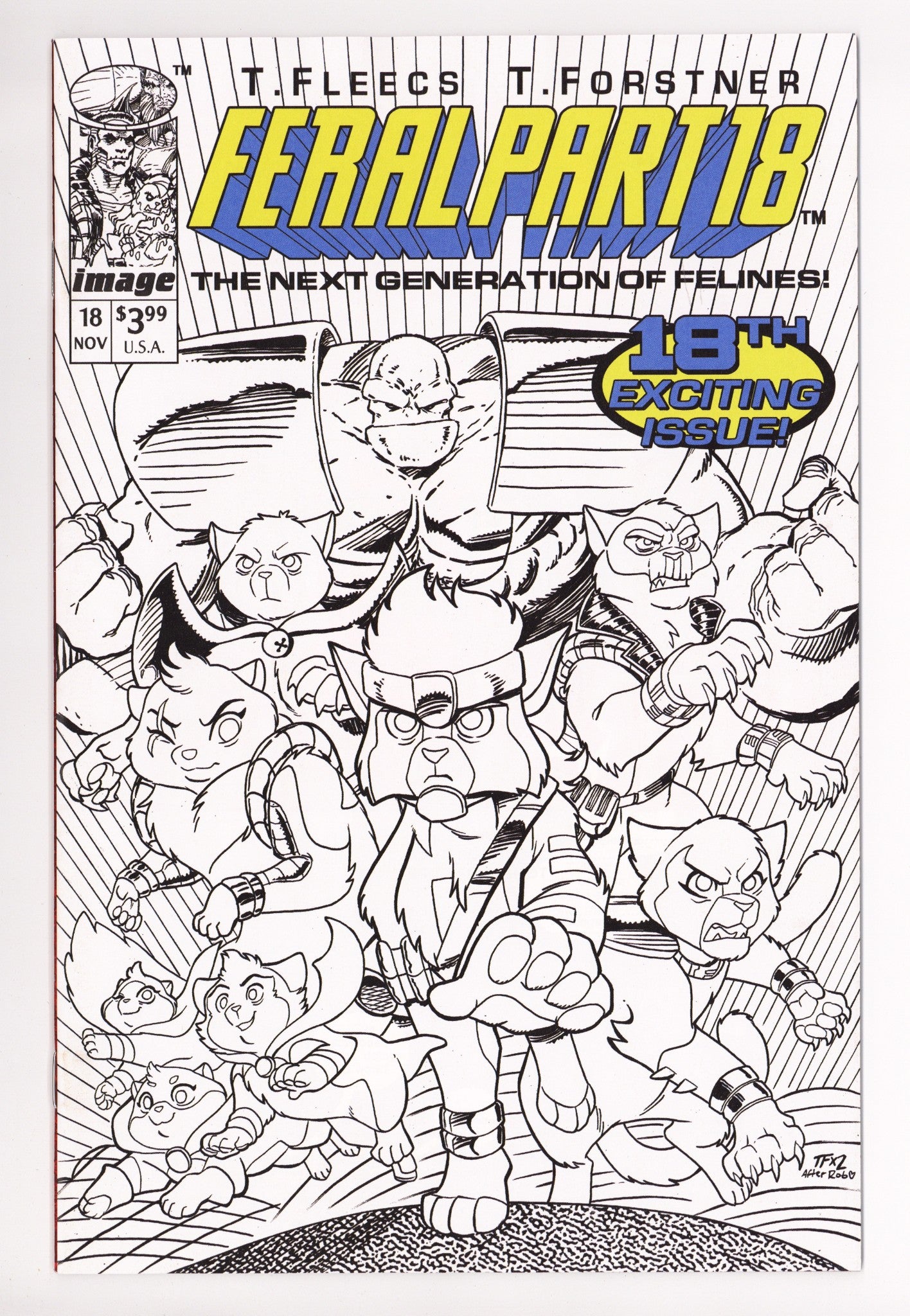 Feral 18 Fleecs B&W Virgin Variant (2025)