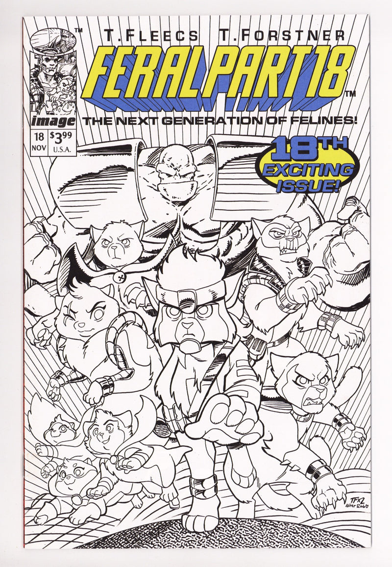 Feral 18 Fleecs B&W Virgin Variant (2025)