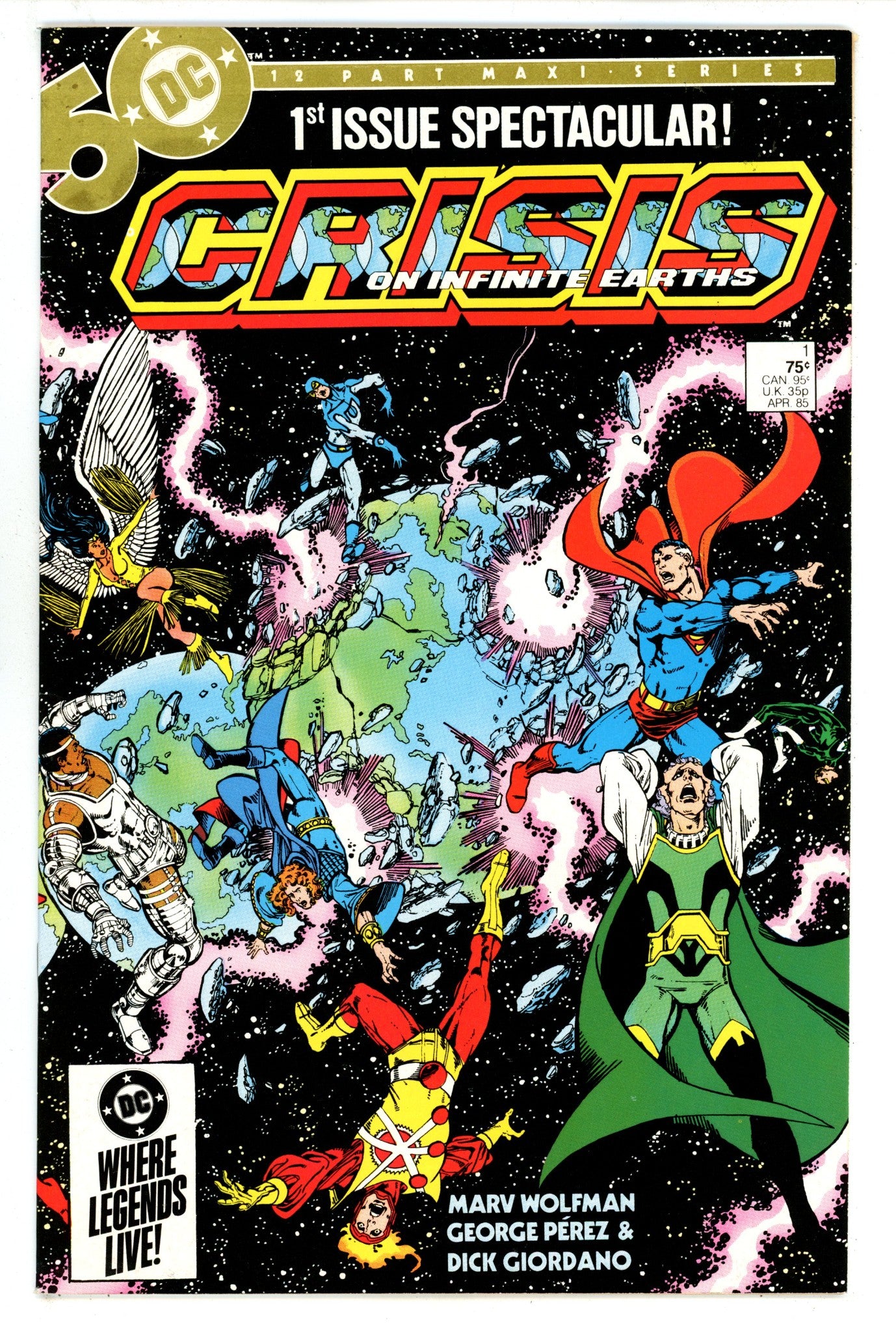 Crisis on Infinite Earths 1 VF+ (8.5) (1985) 