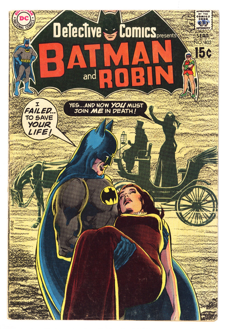 Detective Comics Vol 1 403 VG/FN (5.0) (1970) 