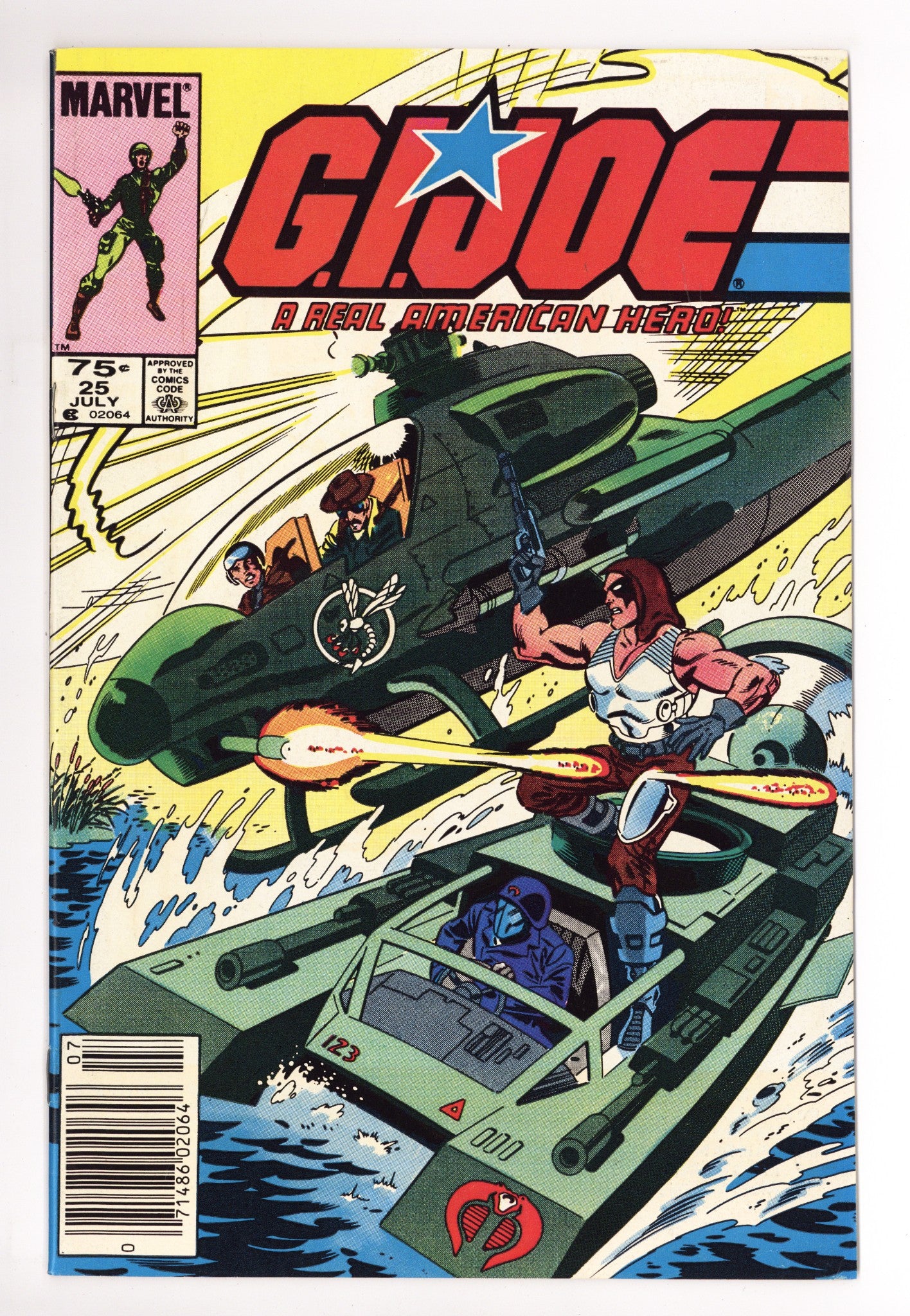 G.I. Joe, A Real American Hero 25 VF- (7.5) (1984) Canadian Price Variant 