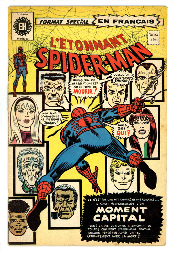L'√É‚Ä∞tonnant Spider-Man 23 VG (4.0) Amazing Spider-Man 121 (1973)