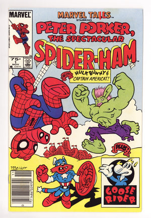 Marvel Tails Starring Peter Porker, the Spectacular Spider-Ham 1 VF (8.0) (1983) Canadian Price Variant